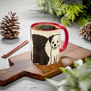 Colorful Dog Lover&#39;s Mug | Cute Puppy Design | Perfect Gift for Pet Owners, Dog Mom, Dog Dad, Birthdays, Christmas