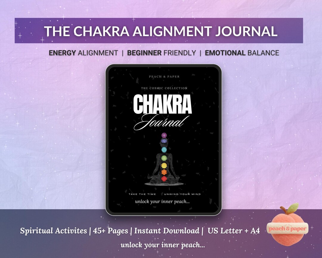 Chakra Journal PDF | Digital Energy Healing Workbook | Mindfulness ...