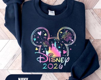 Disney 2026 Sweatshirt, Disney Family Trip Sweater, Disneyland Castle Hoodie, Disney Vacation Tee, Disney Trip 2026 Shirt, Disneyworld Gift