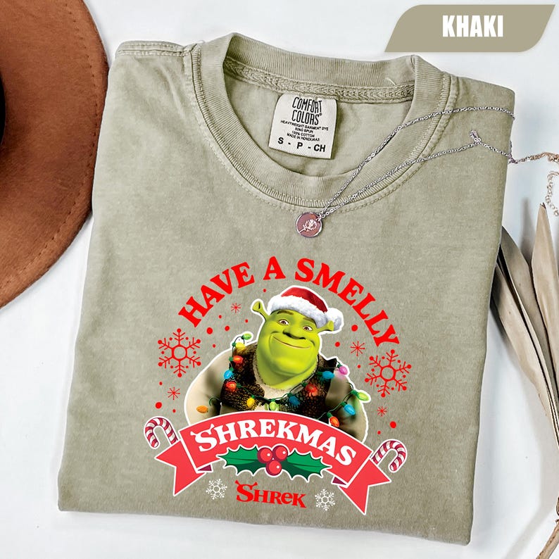 Merry Shrekmas Shirt, Shrek Christmas T-shirt, Funny Christmas Movie ...