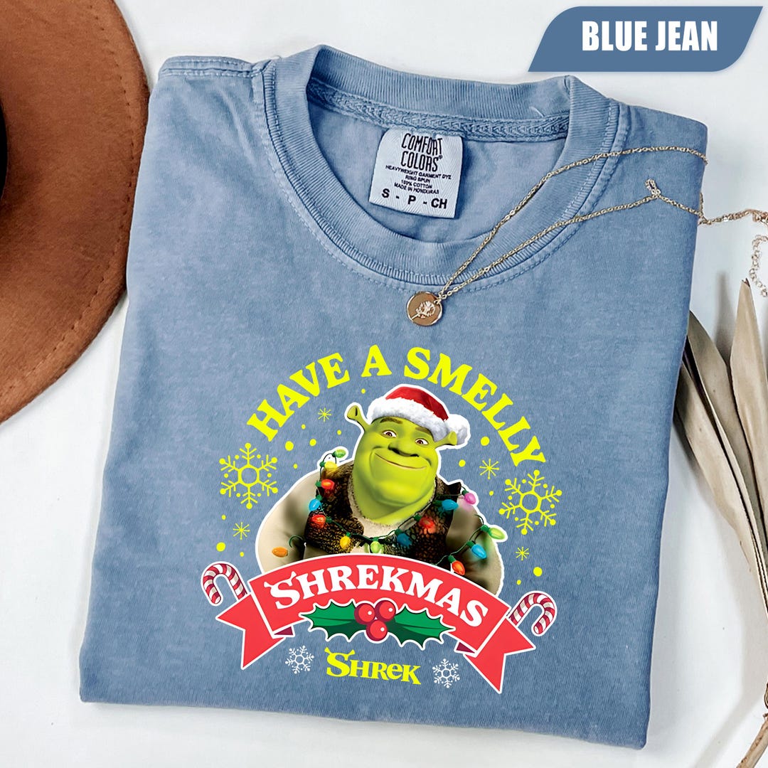 Merry Shrekmas Shirt, Shrek Christmas T-shirt, Funny Christmas Movie ...