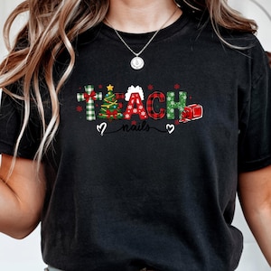 Tecnico de uñas, para usar en navidad. Koszulka unisex w stylu softstyle