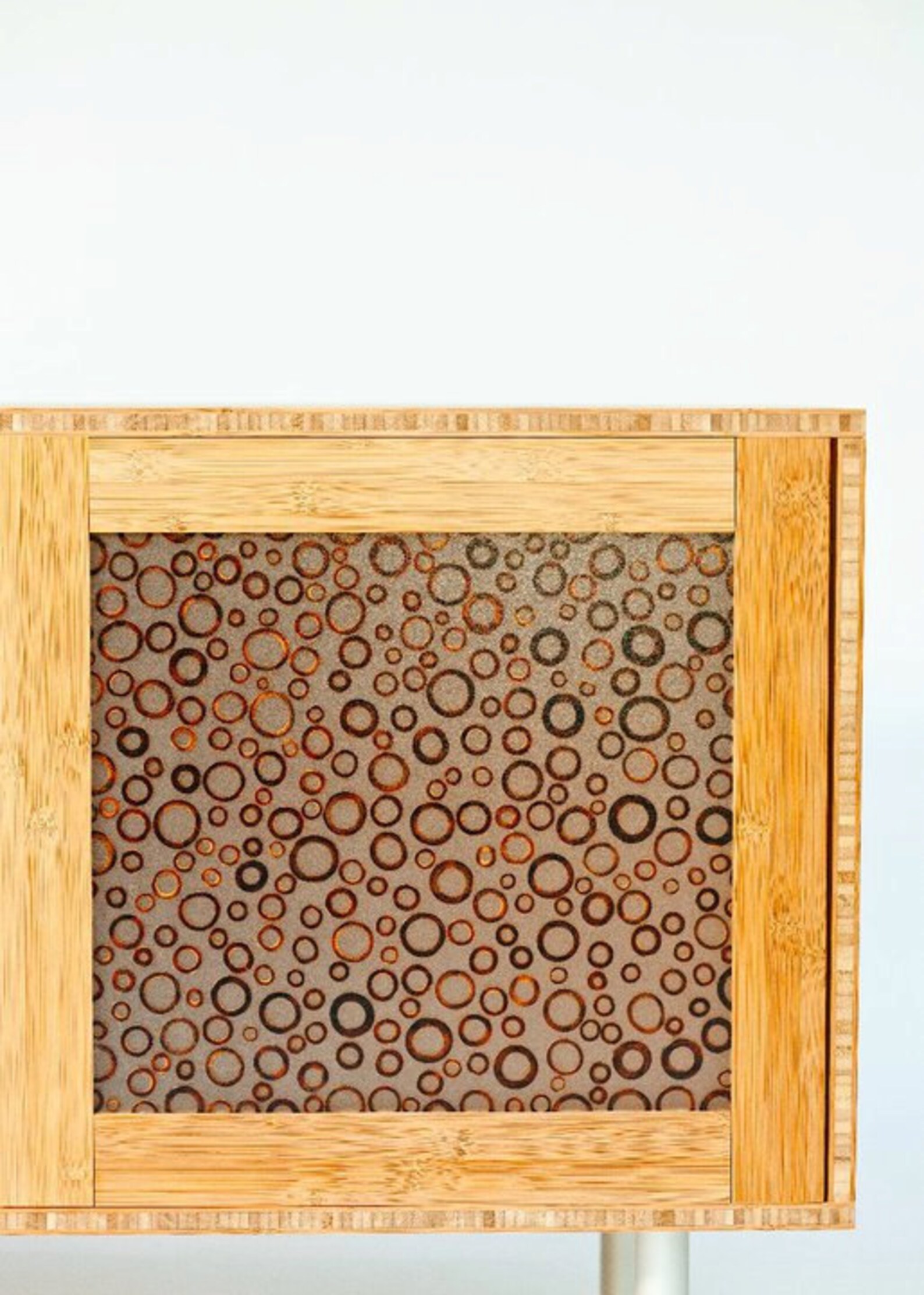 Modern Bamboo TV Stand Etsy