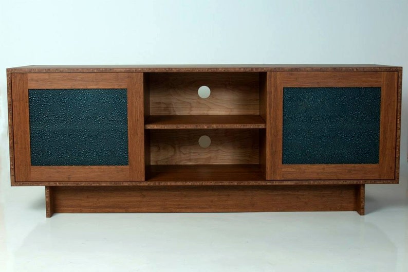 Modern Bamboo Tv Stand Image 0