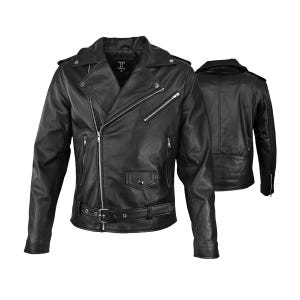 ジャケット・アウター 2000s Real leather multi zip jacket Multi-Zip Leather Jacket (1927-BLACK)