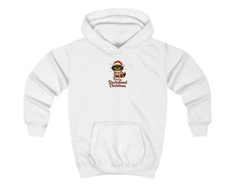 Kinder Dackel Weihnachten Hoodie - Festliches Dackel Jugend Sweatshirt