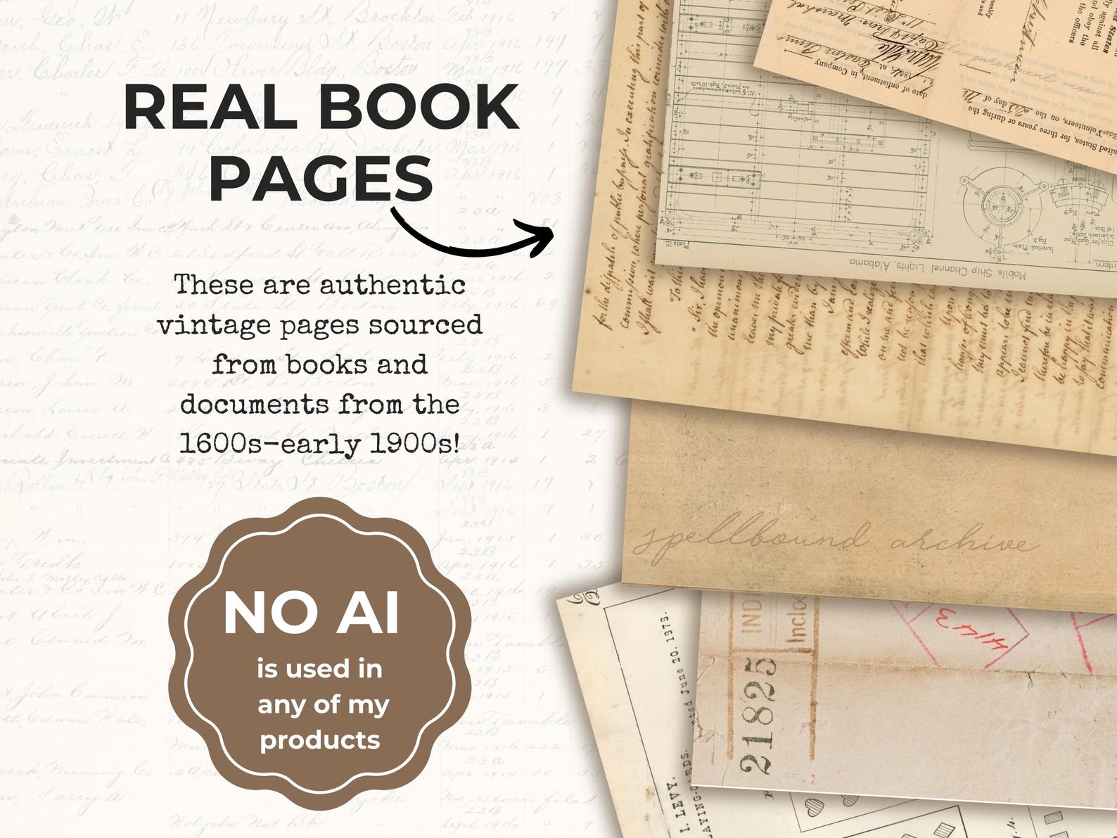 100 Vintage Paper Printables | Ephemera for Junk Journals, Scrapbooking ...