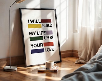 Christian Wall Art Build Life Digital Download Worship Bible Verse Printable Scripture Home Decor Christian Wall Decor Faith Scripture Print