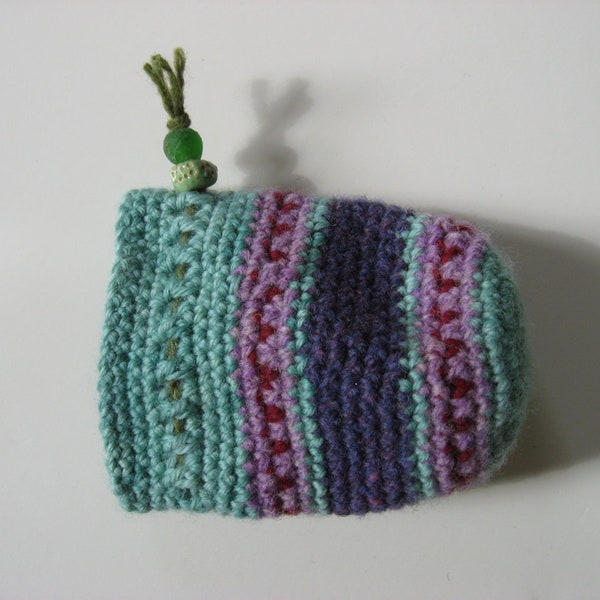 wool drawstring pouch medicine dice bag