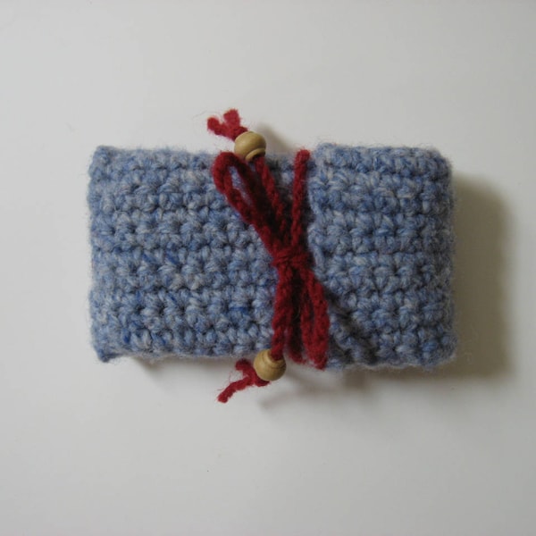 small wool case gift bag crocheted