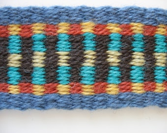 hand-woven wool F mandolin strap