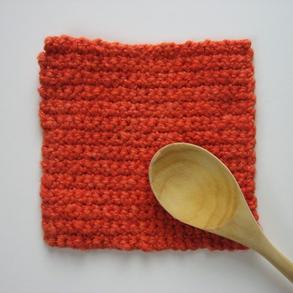 thick hand-dyed cotton pot holder