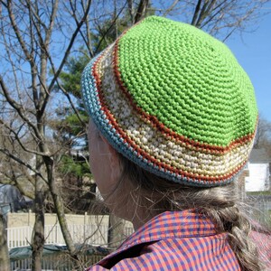 cotton slouchy beret medium