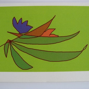 petite empreinte carte postale "corsage"