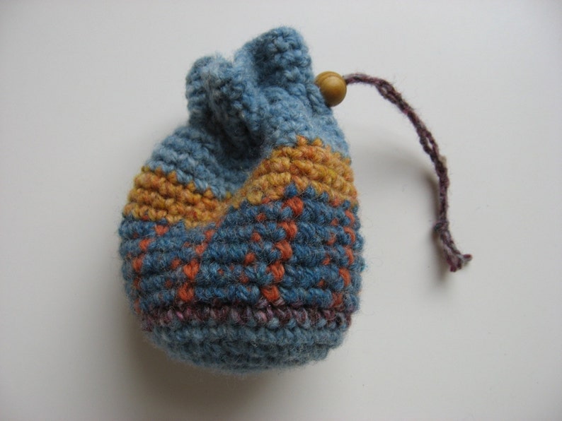 wool drawstring pouch