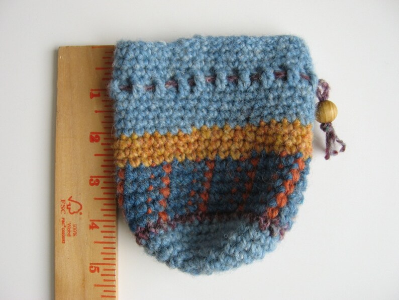 wool drawstring pouch