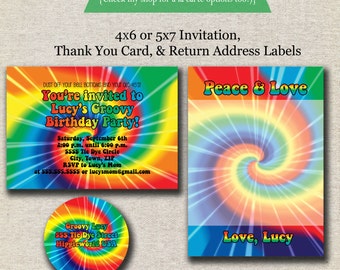 rainbow tie dye favor tags spin art favor tags tie dye etsy