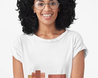 Camiseta para amantes de los libros / Camiseta cómoda para leer / Camiseta con estampado de libros estilo cottagecore / Regalo para bibliotecarios / Camiseta para ratones de biblioteca / Ropa con estética lectora