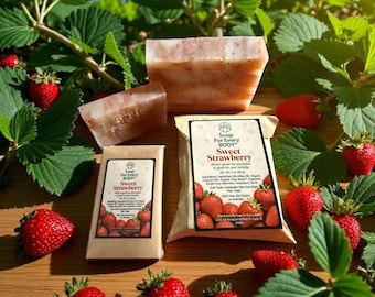 Sweet Strawberry Soap Bar