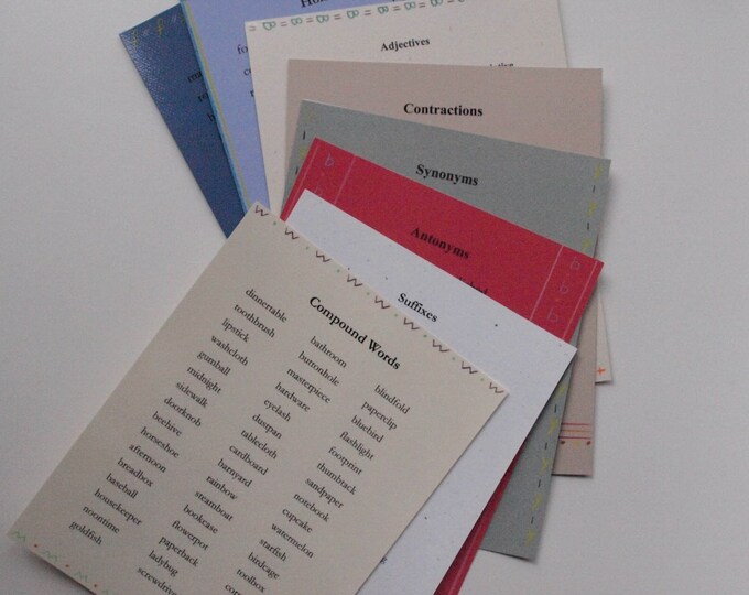 Montessori Word Study Charts - File Download, Comic Sans Font - Etsy
