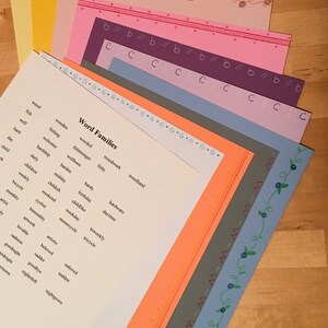 Montessori Word Study Charts, Laminated - Etsy