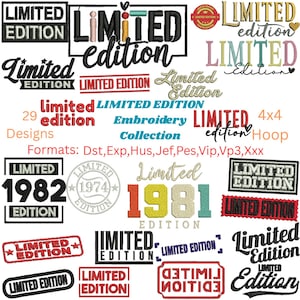 Limited Edition Machine Embroidery Design: Quote & Text (PES, DST)