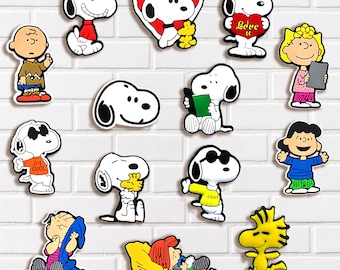 Dog and Friends Shoe Charms, Fun Cartoon Character Accessories for Shoes Clog Sandals and Bags, Decorative Pieces for Daily Style