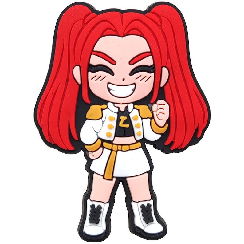 Kpop Style Chibi Shoe Charms Set, Cute Cartoon Idol Clog Charms, Colorful Kawaii Sandal Accessories, Fun Charms Gift Bild 7