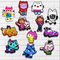 Cartoon Cat Shoe Charms Set Cute Colorful Accessories for Shoes Clogs Sandals Bracelets Bags Birthday Party Holiday Gift product logo