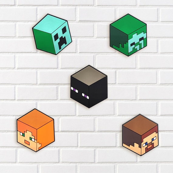 Game Shoe Charms, Block Figures Accessories for Shoes Clogs Sandals Party Favor Kids Birthday Gifts