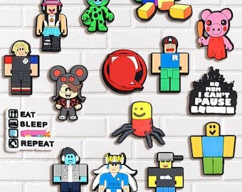 Cartoon Game Inspired Shoe Charms Set Colorful Character Accessories for Shoes Clogs Sandals Bag Girls Boys Adults Gift