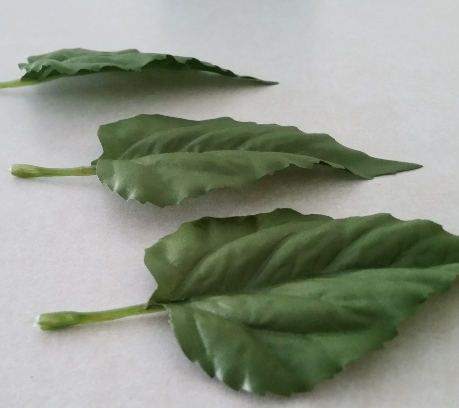 Leaves Silk Flower Arranging Supplies DIY Bride Bouquet Etsy