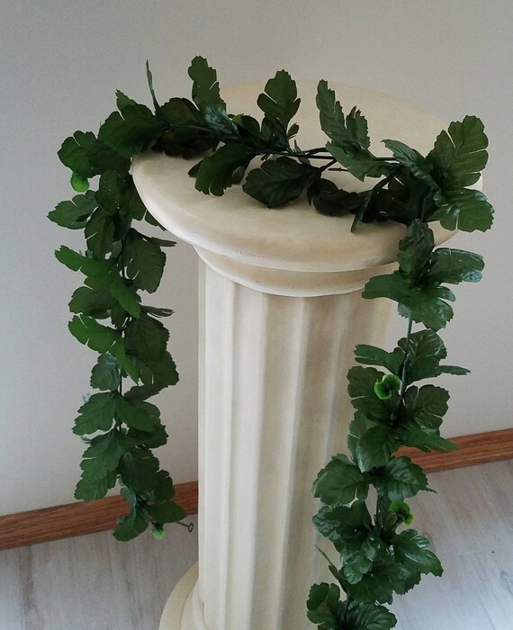 Bridal Craft Supplies Fall Silk Greenery 5 Long Garland Etsy