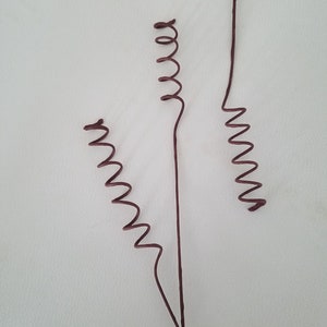 Floral supplies wreath making spiral picks USA handmade twig artificial tendrils diy curls artificial wire bouquet Wedding accessories