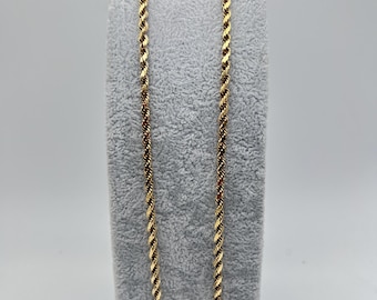 14k gold rope chain 21” (9.5 grams)