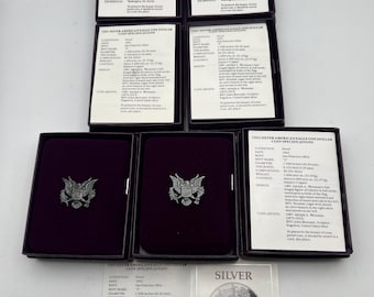 1990, 1991 and 1992 American eagle 1ozt silver proof coin (sold separately)