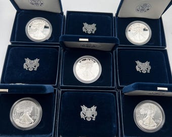 2010 American eagle 1ozt proof silver coin