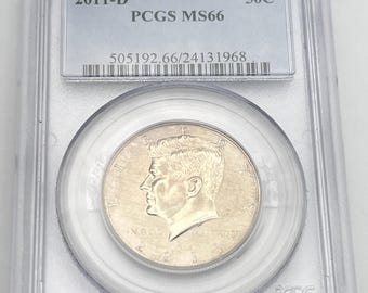 2011-D 50c PCGS MS66