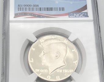 1986 s 50c PF 69 ultra cameo