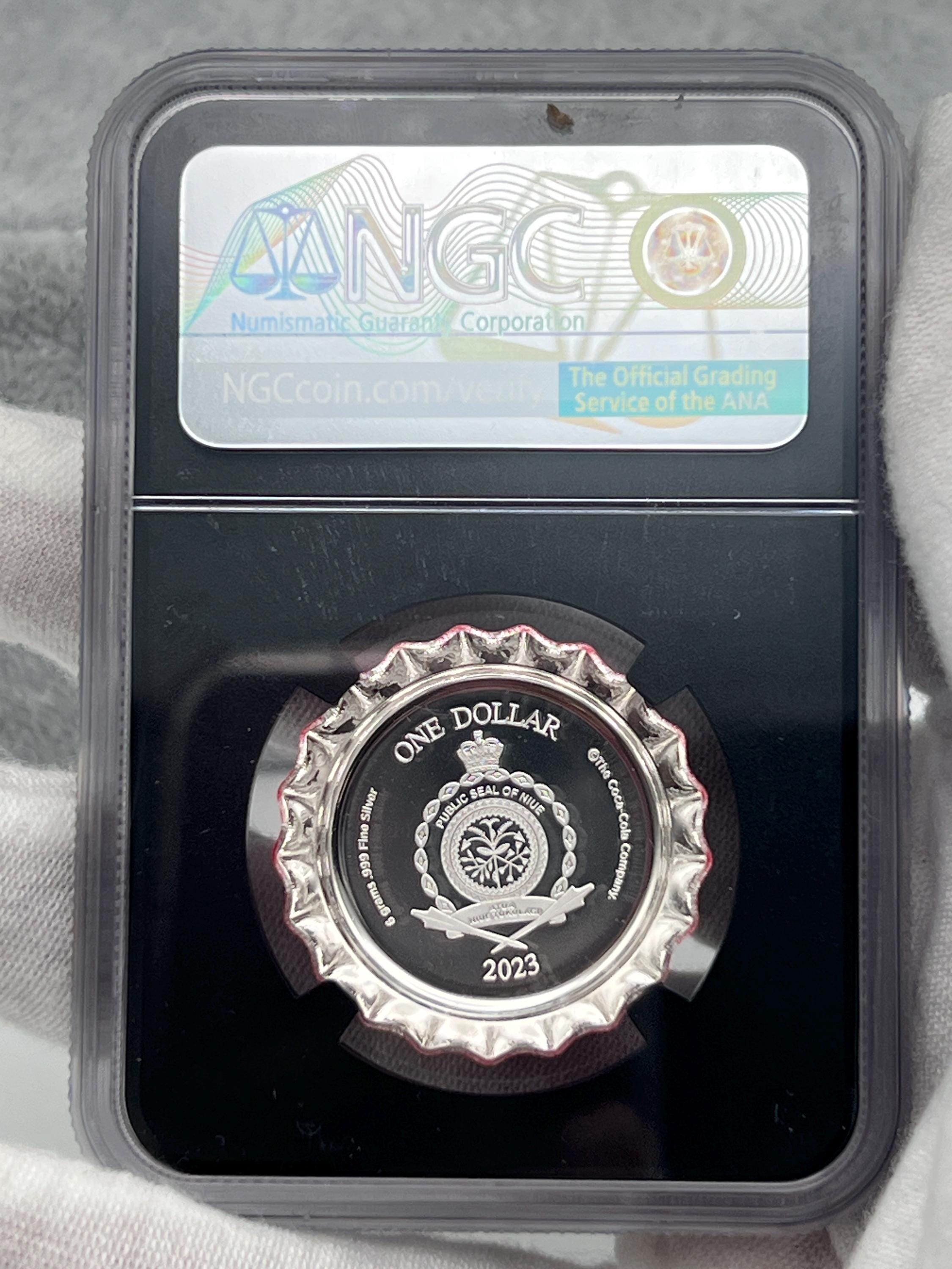2023 Niue S1 Coca-cola Bottle Cap Pf 70 Ultra Cameo - Etsy