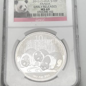 1 oz. silver coin chinese panda - Etsy 日本