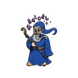 Adesivo del mago magico