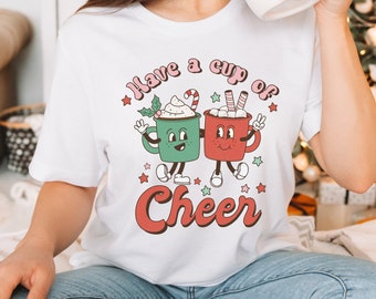 Christmas Tshirt, Christmas Gift, Funny Christmas Tshirt, Xmas Shirt, Holiday Tee, Cute Christmas T-shirt, Gifts for Her,