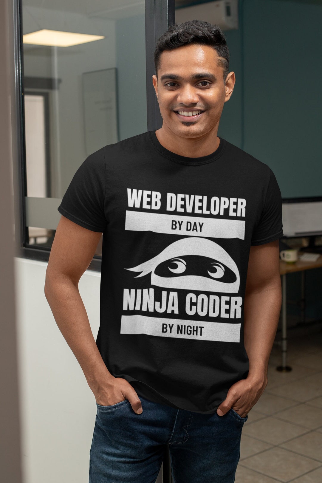 Web Developer by Day, Ninja Coder by Night Shirt for Developer ...