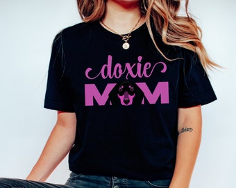Doxie Mom Shirt, Dachshund Mom Shirt, Pink Dachshund Shirt, Doxie Shirt, Wiener Dog Shirt, Dachshund Gift, Doxie Mama, Dog Mom Shirt