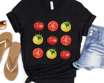 Tomatoes Shirt, Tomato Shirt, Vegetable Shirt, Mother's Day Gift, Gardening Shirt, Gardening Gift, Garden Shirt, Tomato Lover Shirt