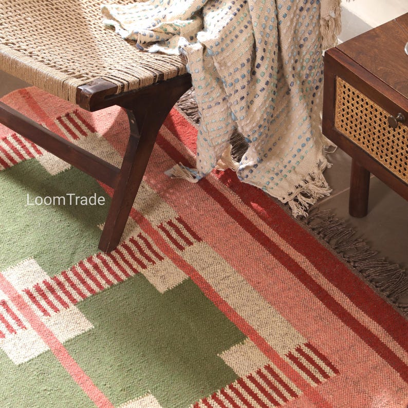 Handwoven Wool Jute Kilim Runner Rug: Bohemian Home Decor, Custom Size Available Geometric Indian
lobby kilim runner, wool jute stair rug, wool jute runner, jute rug, navajo rug, wool jute rug, accent runner rug, aztec rug, area rug, boho rug, kilim rug, outdoor rug, patio rug