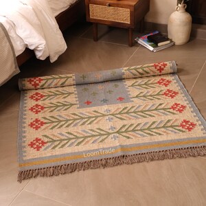 Vintage Wool Jute Kilim Rug, Handwoven, Wool and Jute Rug Handmade, Kilim Dhurrie Rug, Traditional Indian Jute Area Rug
indian kilim rug, navajo kilim rug, handmade jute rug, wool jute rug, 4x6 kilim rug, eco friendly rug, handwoven kilim rug, bohemian kilim rug, boho decor rug, kilim carpet rug, persian rug, turkish kilim rug, vintage home decor