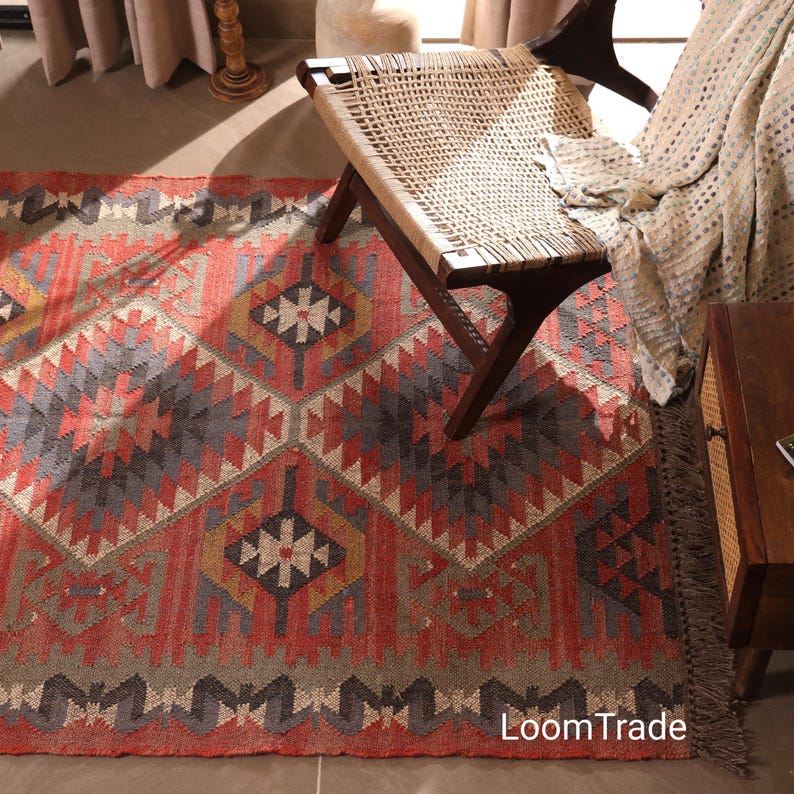 Wool and Jute Rug Handmade, Kilim Dhurrie Rug, Traditional Indian/WOOL JUTE RUGS
Wool and Jute Rug Handmade, Kilim Dhurrie Rug, Traditional Indian/WOOL JUTE RUGS
jute rug 9x12, navajo kilim rug, wool jute rug, modern kilim rug, traditional rug, bohemian kilim rug, chunky wool jute rug, gift for her, housewarming gifts, tribal kilim rug, turkish kilim rug, vintage kilim rug, wool kilim rug