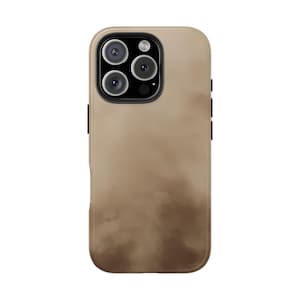 Brown Watercolor Tough Case, Abstract Phone Cover, Vibrant Protective Cover, Stylish Phone Case, Phone Accessories, Patterned Phone Case
